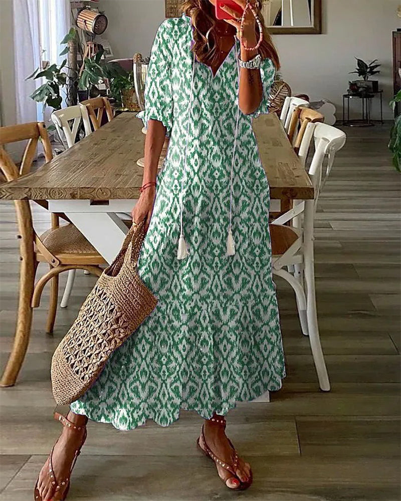 Sophia - Boho Vintage Sommerkleid