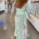 Ruth™ - Elegantes Ferien V-Ausschnitt Kleid
