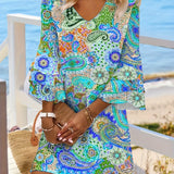 Gwen™ - Stilvolles Bedrucktes Kleid