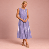 Bequemes ärmelloses Sommerkleid