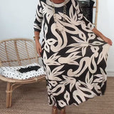 Ysabel - Abstraktes Muse Kleid