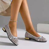 Damen Freizeit Slipper aus Spitze und Mesh