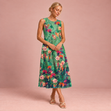 Bequemes ärmelloses Sommerkleid