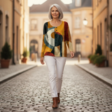 Helene | Pullover mit geometrischem Muster