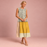 Bequemes ärmelloses Sommerkleid