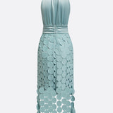Céline | Damen Halter Midi Kleid