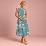 Bequemes ärmelloses Sommerkleid