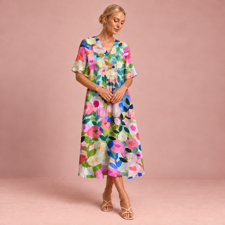 Bequemes Sommerkleid