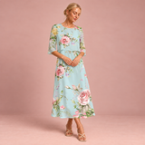 Fließendes langes Kleid – chic und bequem