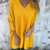 Hannah – V-Ausschnitt Pullover