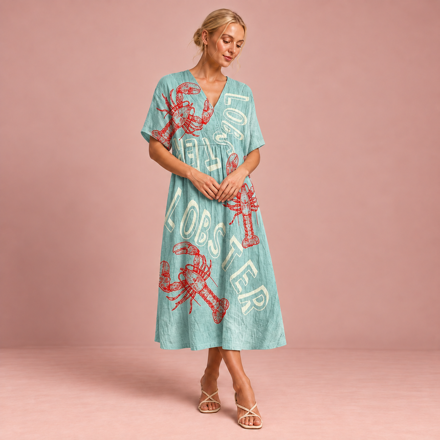Bequemes Sommerkleid