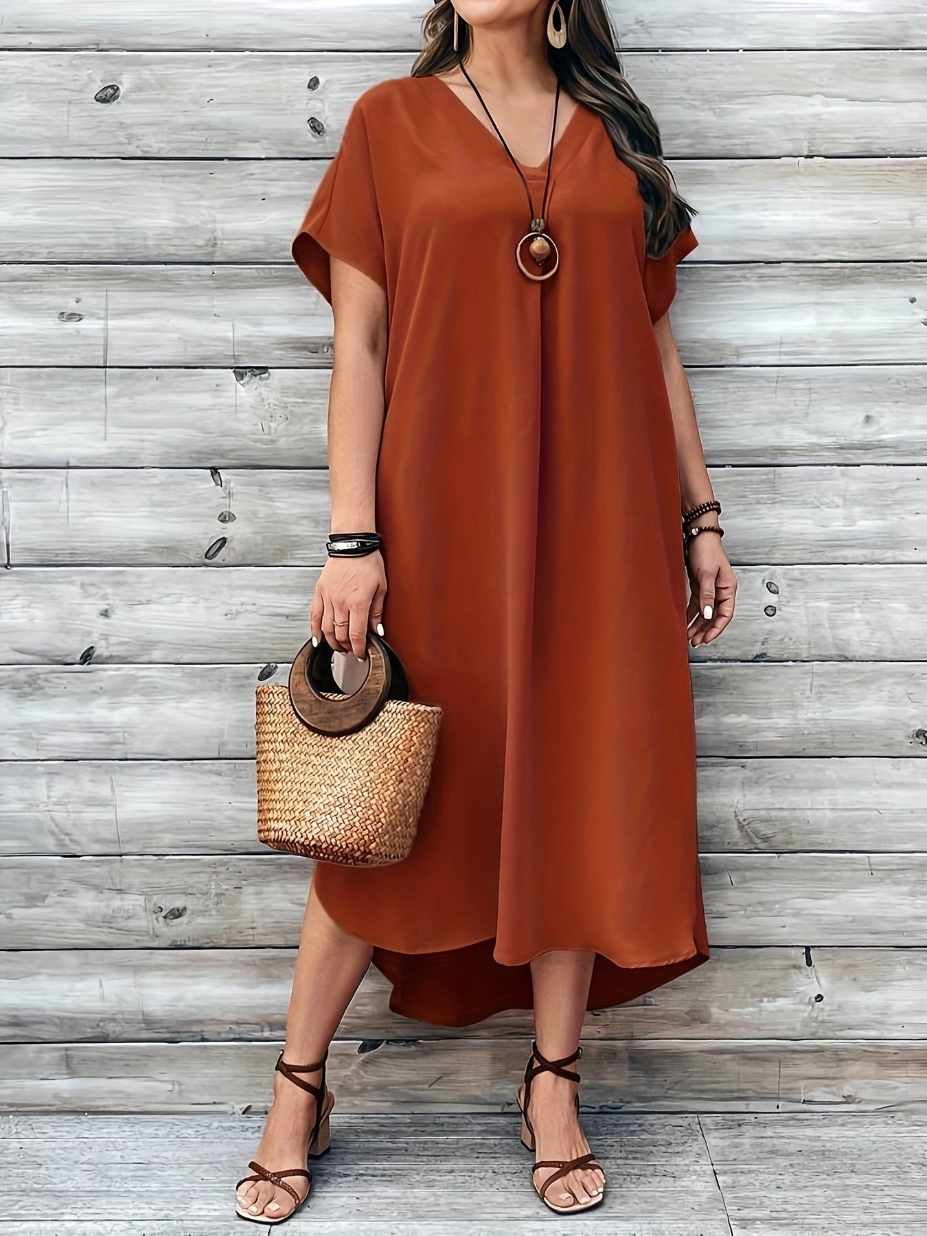 Gwendie - Fließendes Komfortkleid