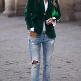 Julissa™ - Eleganter Samt-Blazer