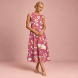 Bequemes ärmelloses Sommerkleid