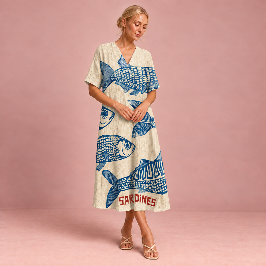 Bequemes Sommerkleid