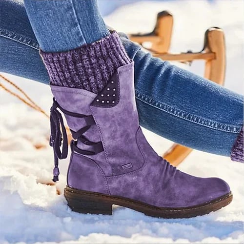 Valeria - Wasserdichte Stiefel Mit Reißverschluss An Der Wade
