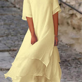 Hermine - Elegantes Schichtenkleid