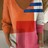 Beatrice – Pullover aus Strick mit V-Ausschnitt