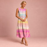 Bequemes ärmelloses Sommerkleid