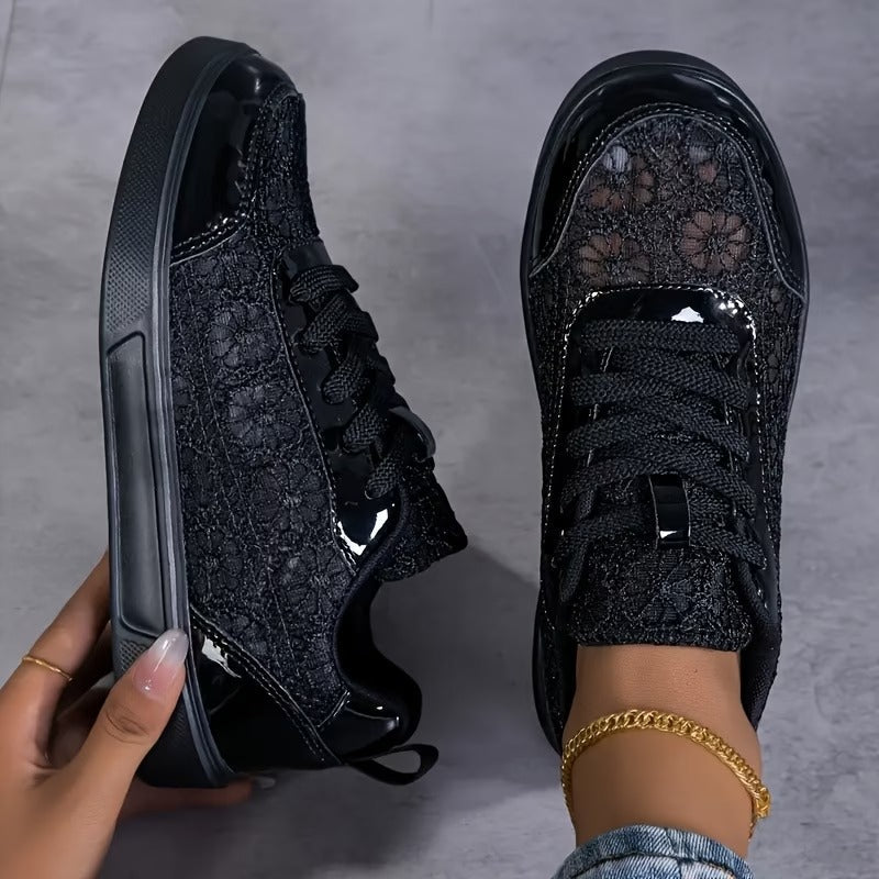 Alltags Frauen Mesh Sport Sneakers