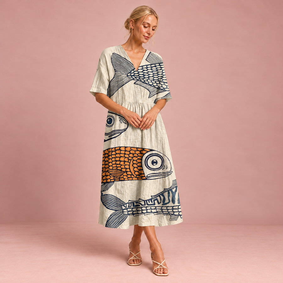 Bequemes Sommerkleid