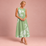 Bequemes ärmelloses Sommerkleid