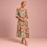 Fließendes langes Kleid – chic und bequem
