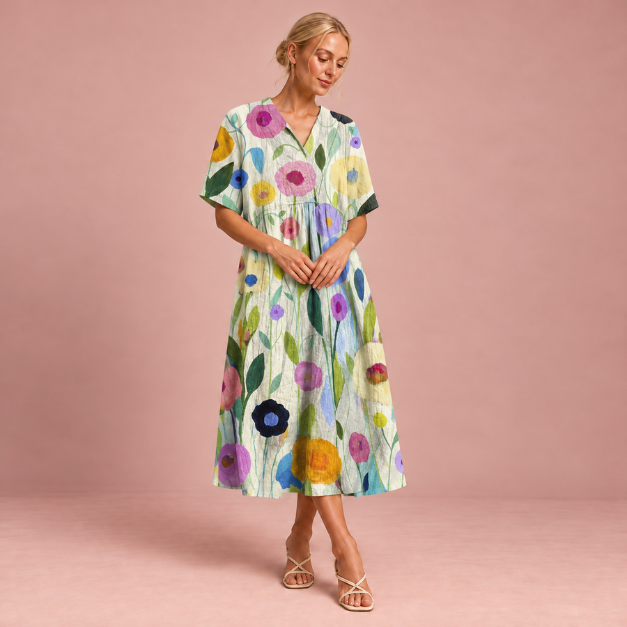 Bequemes Sommerkleid