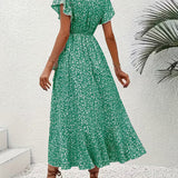 Elara | Fließendes, Bauch-umspielendes Wickelkleid