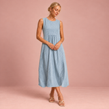 Bequemes ärmelloses Sommerkleid