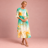Fließendes langes Kleid – chic und bequem