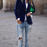 Julissa™ - Eleganter Samt-Blazer