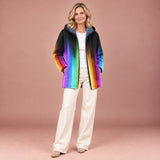 Leni – Jacke mit Regenbogen-Farbverlauf