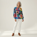 Johanna | Pullover mit großen Blüten