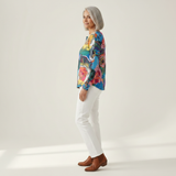 Johanna | Pullover mit großen Blüten