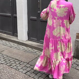 Diana™ - Bequemes Patchwork-Maxikleid