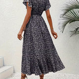 Elara | Fließendes, Bauch-umspielendes Wickelkleid