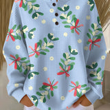 Rikke | Weicher Pullover mit Weihnachtsmotiv