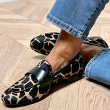 TIERDRUCK LOAFER MIT ELEGANTEN DETAILS