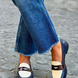 ELEGANTE ZWEIFARBIGE LOAFER