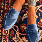 KLASSISCHER SAMT LOAFER