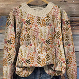 Eleonora - Bequemer geblümter Pullover