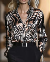Maeve™ - Elegantes bedrucktes Hemd