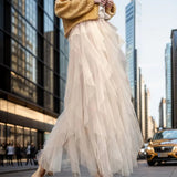 Cecil™ - Stilvoller Mesh-Layered Tutu-Rock