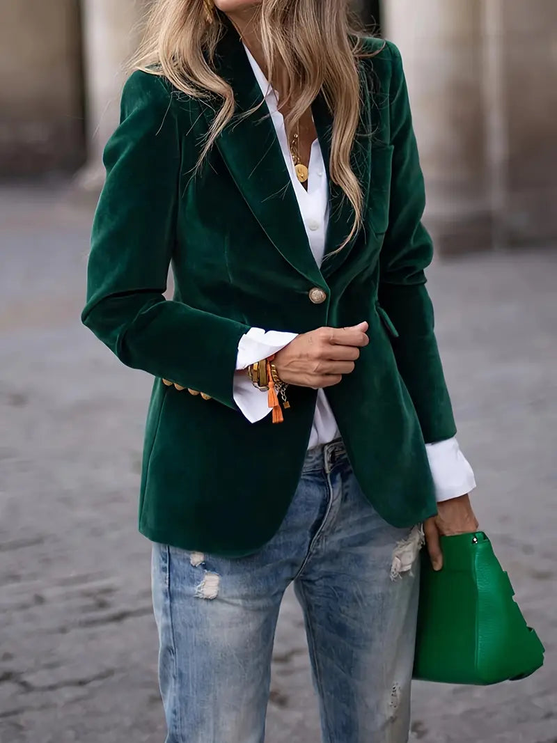 Julissa™ - Eleganter Samt-Blazer
