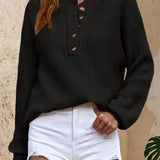 Robyn™ - Pullover mit Knopfdetails