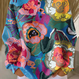 Ida | Pullover mit großen bunten Blumen