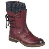 Valeria - Wasserdichte Stiefel Mit Reißverschluss An Der Wade