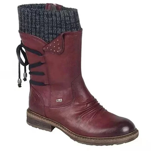 Valeria - Wasserdichte Stiefel Mit Reißverschluss An Der Wade