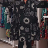 Marlene™ - Lässiges Kleid mit geometrischem Druck